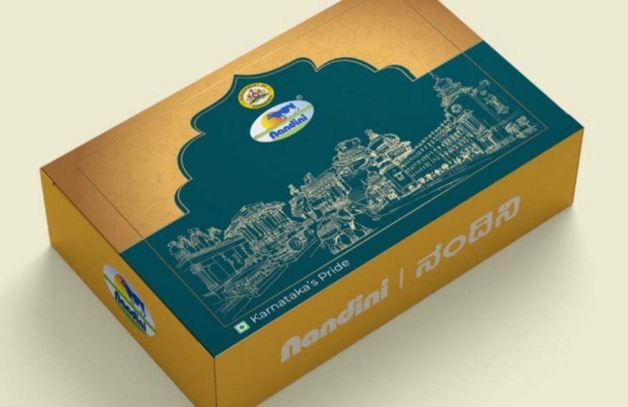 Render of the Nandini combo box with the Mysore Palace illustration